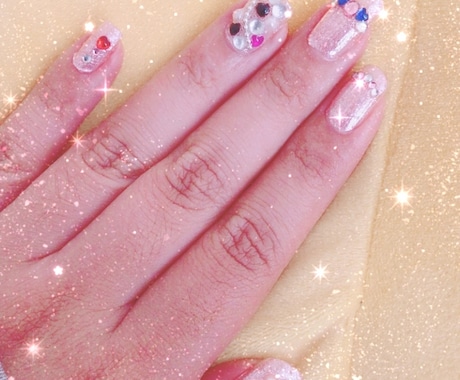 オーダーメイドで簡単なネイルチップ作ります 主婦の方や仕事場でネイルができない方。 イメージ1