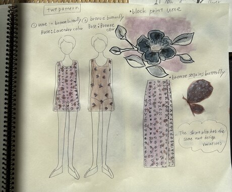 洋服・小物のデザイン画を描きます 世界観のあるラフ〜商品化向けまで イメージ2