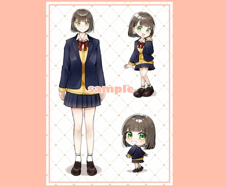 イラスト描きます 雰囲気を形にするのが得意です。どの等身でも対応可能です！ イメージ2