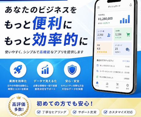 ご要望に合わせたアプリを作成いたします 世界に一つだけのアプリを作成！ イメージ1