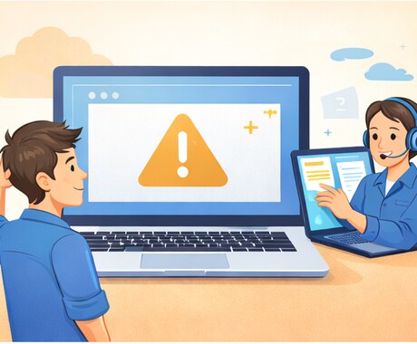 パソコンのトラブル、解決します 【顔出し不要／初心者OK】パソコンの困ったをその場でサポート イメージ1