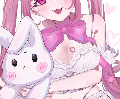最短3日でかわいい女の子描きます 3日で納品可能！(別途料金有)かわいいイラストが得意です！ イメージ1