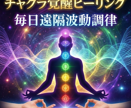 1ヶ月チャクラ覚醒ヒーリング毎日遠隔波動調律します 7つのチャクラを毎日調律し、専用ヒーリングを遠隔で連続送信 イメージ2