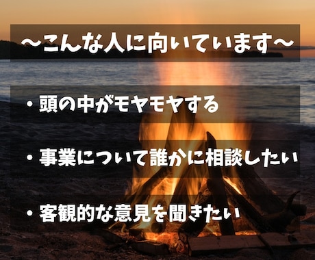 本質を掴む壁打ち相談｜迷いを30分で整理します 迷いを短時間でクリアにします。 イメージ2