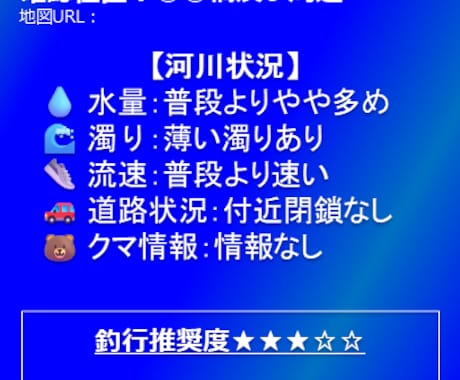 釣行前の河川状況を現地確認！写真付きレポートします 「遠征したら濁流だった…」を防ぎたいアングラー向け！ イメージ2
