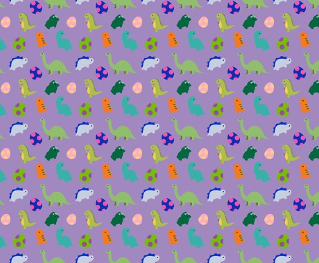 かわいいポップなパターンを作ります どこにもない世界で一つのオリジナルのパターン作成 イメージ2