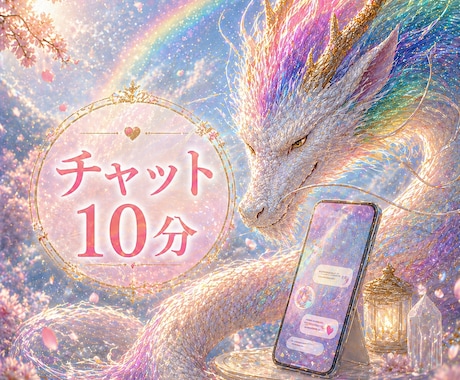 LINE感覚で気軽に✨10分チャット✨鑑定します 【質問1〜2件向け】リアルタイムでサクッと鑑定！ イメージ1