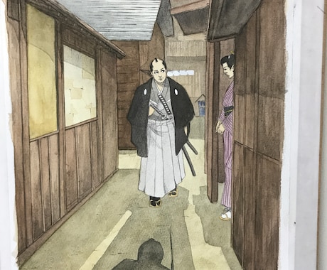 侍や町娘など江戸時代のイラスト描きますます 小説の挿絵、表紙などにオススメです。 イメージ2