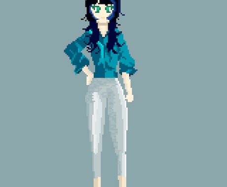 SNSで使用するアイコンイラストをドットで描きます