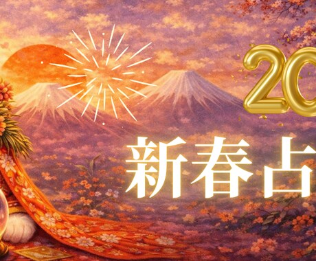 2026年新春　一年の流れをやさしく占います 2026年の始まりに　がんばりすぎないためのヒントを。 イメージ1
