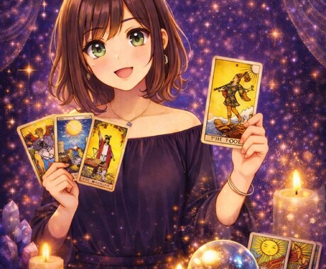 お悩みを一緒に解決します お悩みをタロットで一緒に解決していきましょう。 イメージ1