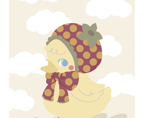 動物キャラクター制作します 淡い色と可愛いキャラクターを制作します イメージ2
