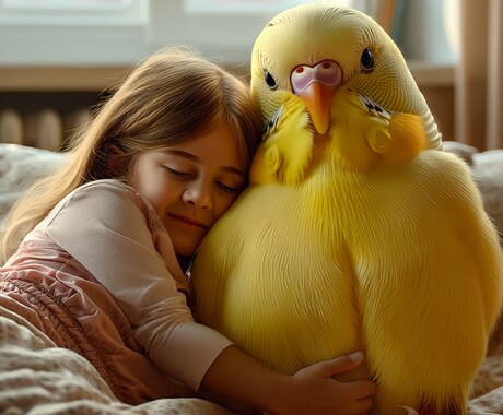 AIでうちの子（小鳥限定動画）をおっきくします SNSでアップしているインコをAIで大きくする動画生成です イメージ1