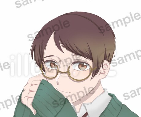 パッと目を引くカラーイラスト描きます お目目キラキラ、アニメ風イラストが得意です イメージ2