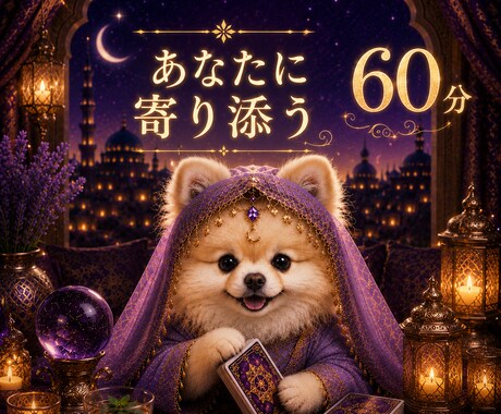 占い☆60分　癒しの時間を届けます たっぷり60分優しいオラクルリーディング致します イメージ1
