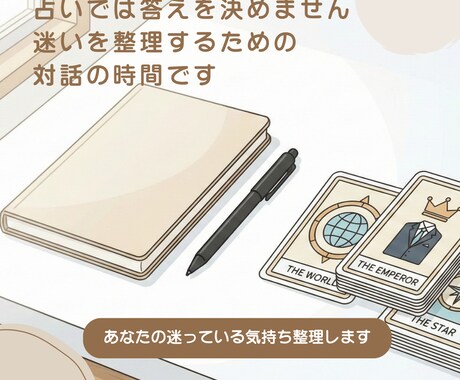 この人と結婚していいのか迷っている気持ち整理します チャットにて迷いの正体を言語化し自分なりの判断軸を見つけます イメージ2