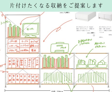 女性建築士が部分的な収納のご提案をします 頑張らないで片付けできる仕組みをつくりましょう イメージ1
