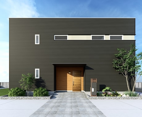 1級建築士が高品質な外観パースを作成します 設計まで行う現役の建築士がフォトリアルに再現します イメージ2