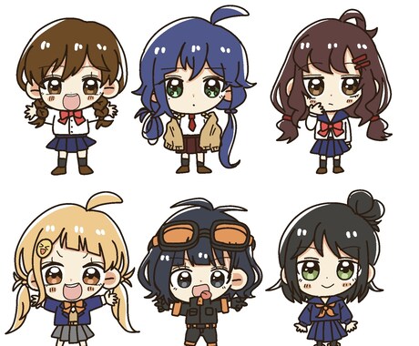 かわいい手描き風イラストを描きます かわいいイラストが好きな方へのプレゼントなど！2000円〜 イメージ2