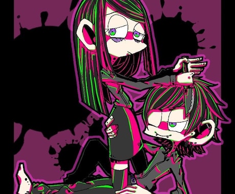 ツイキャス、Twitterアイコンイラスト描きます ポップでキャッチーなイラストで他と差をつけ魅せる。 イメージ2