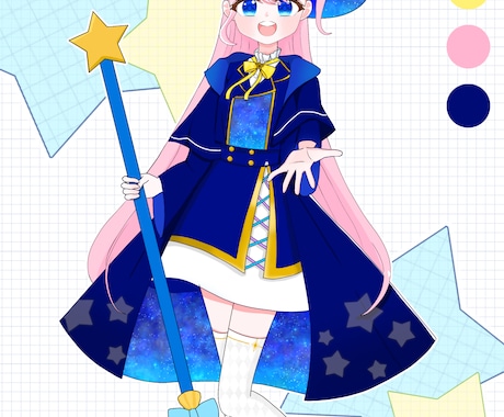 歌ってみたや、IRIAMに!かわいい立ち絵描きます デザイン持ち込みOK!最速10日で納品します。 イメージ1
