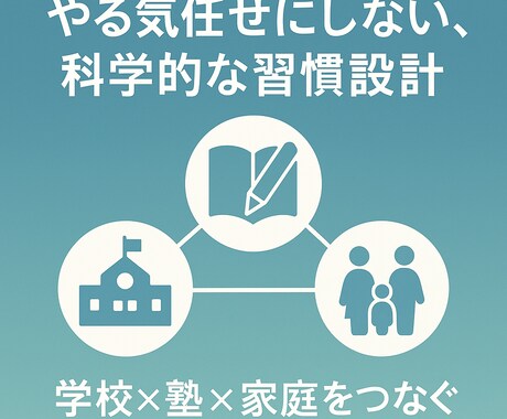 科学的に勉強習慣をデザインします コントロールするのはモチベーションではありません イメージ1