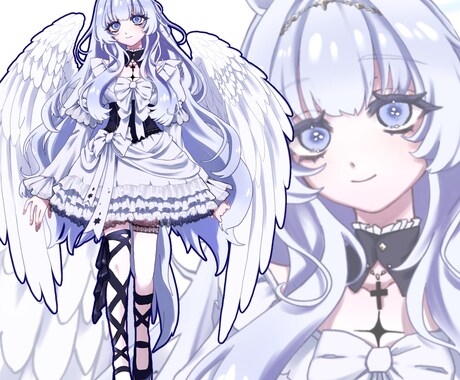 TRPGやIRIAMなどの立ち絵作成いたします 雰囲気や世界観を重視した立ち絵を作成します。 イメージ2