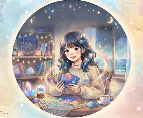 見習い占い師うおちゃんです。恋愛運を占います 見習い占い師うおちゃんによる恋愛運総合鑑定 イメージ1