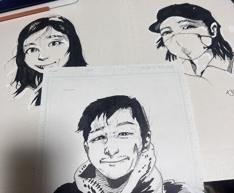 似顔絵を描いています 似顔絵を描いてあなたに提供したいと思っています。 イメージ2