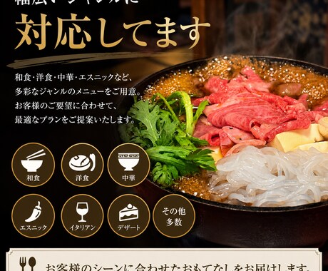 元コンシェルジュ×現場の視点でメニュー翻訳します AI翻訳では伝えきれない、食文化の本質を捉えた翻訳を提供！ イメージ2