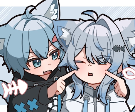 格安で可愛いイラスト全般描きます イメージ1