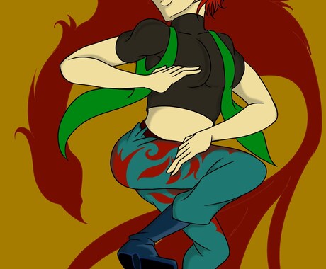 キャラクター制作、イラストをご提供できます キャラクター制作は躍動感のある書き方が得意です！ イメージ2