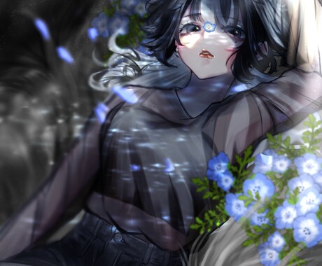 イラスト制作★一枚絵描きます 観賞用、SNS用、動画用など、企業・商用利用もOK！※要料金 イメージ2