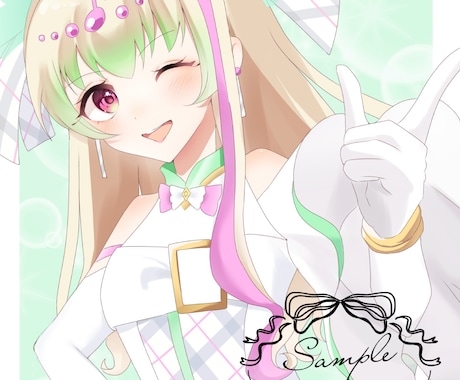 かわいいイラスト描きます SNSアイコン 一枚絵などあなただけのイラストを作成します！ イメージ2