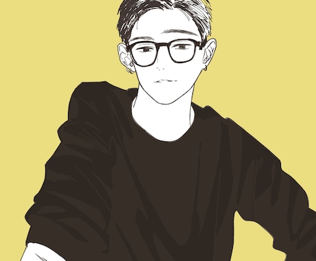 やわらかく心に残る、あなただけの一枚を描きます 線の余白に、感情を描く。やさしさと儚さを閉じ込めた一枚を。 イメージ2