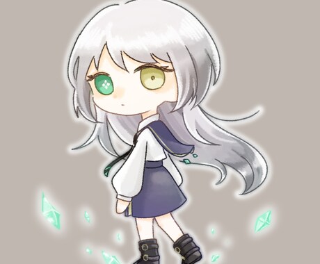 ゆる〜いでふぉるめSDイラストお描きします あなたのキャラクター　可愛く描かせてくださいませんか？ イメージ2