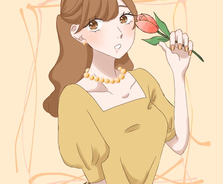 SNSのアイコンやヘッダー描きます 主に女の子のイラストを描きます！どんどん希望をお伝え下さい！ イメージ1