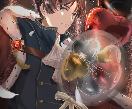 配信サムネ簡易背景ありの彩度の高いイラスト描きます 知名度上げ期間のため大幅にお値下げ中です！ イメージ2