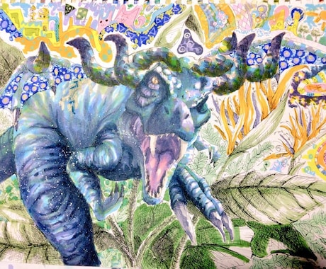 世界に１つだけの作品描きます 色鮮やかなイラスト描きます！！ イメージ1