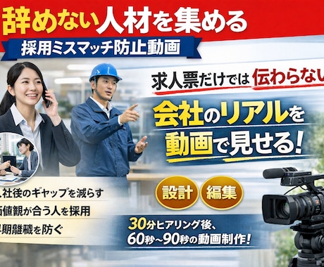 シンプルな動画編集をします イメージ1