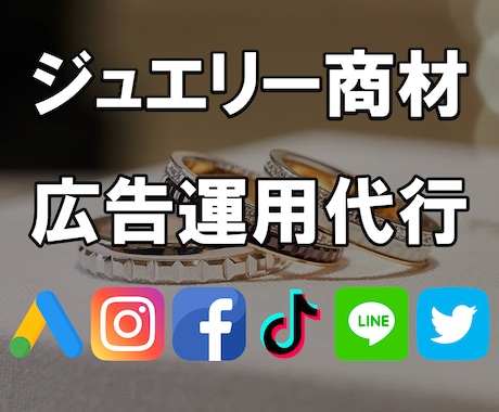 ジュエリー業界注目！WEB広告を運用代行します 【アクセサリー実績有】Google/Instagram売上増 イメージ1