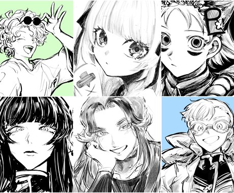 一枚絵・SNSアイコン承ります 【即日対応・翌日納品】ポートフォリオに載せてもOKな方限定！ イメージ2
