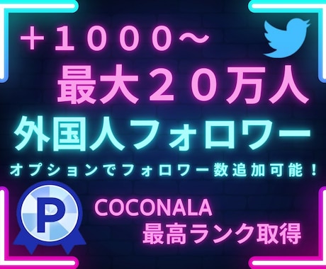 X・旧Twitterの外国人フォロワーを増加します X・旧Twitter