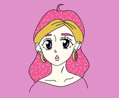レトロでPOPなアイコン描きます 可愛いくレトロ感のある可愛いアイコン制作致します☆ イメージ1