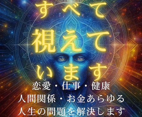 あらゆる悩みに対して理想の未来への解決策を授けます 人生が上手くいかないと悩んでいる人に未来を好転させる魂の導き イメージ1