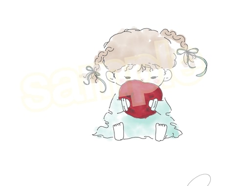 かわいい、ほのぼの、似顔絵"2種類"描きます 可愛いほのぼの雰囲気の似顔絵を"2種類"描きます♪ イメージ2