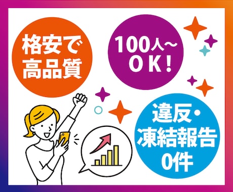インスタグラム”海外”フォロワー増やします 【最高品質】男女比ほぼ半々。アカウント振り分け可能⭕️ イメージ2