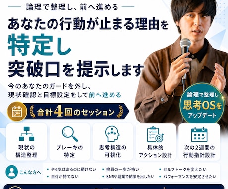 1か月間コーチングであなたの突破口を提示します イメージ1
