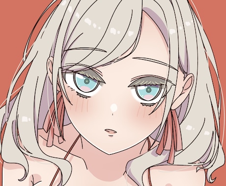 可愛い女の子のイラスト描きます アニメ塗りでオリキャラや推しキャラの顔だけでも描きます！ イメージ1