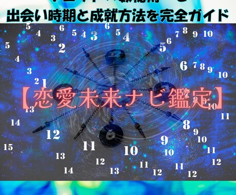 恋愛未来ナビ鑑定  占います タロット×数秘術で出会い時期と成就方法を完全ガイド イメージ2